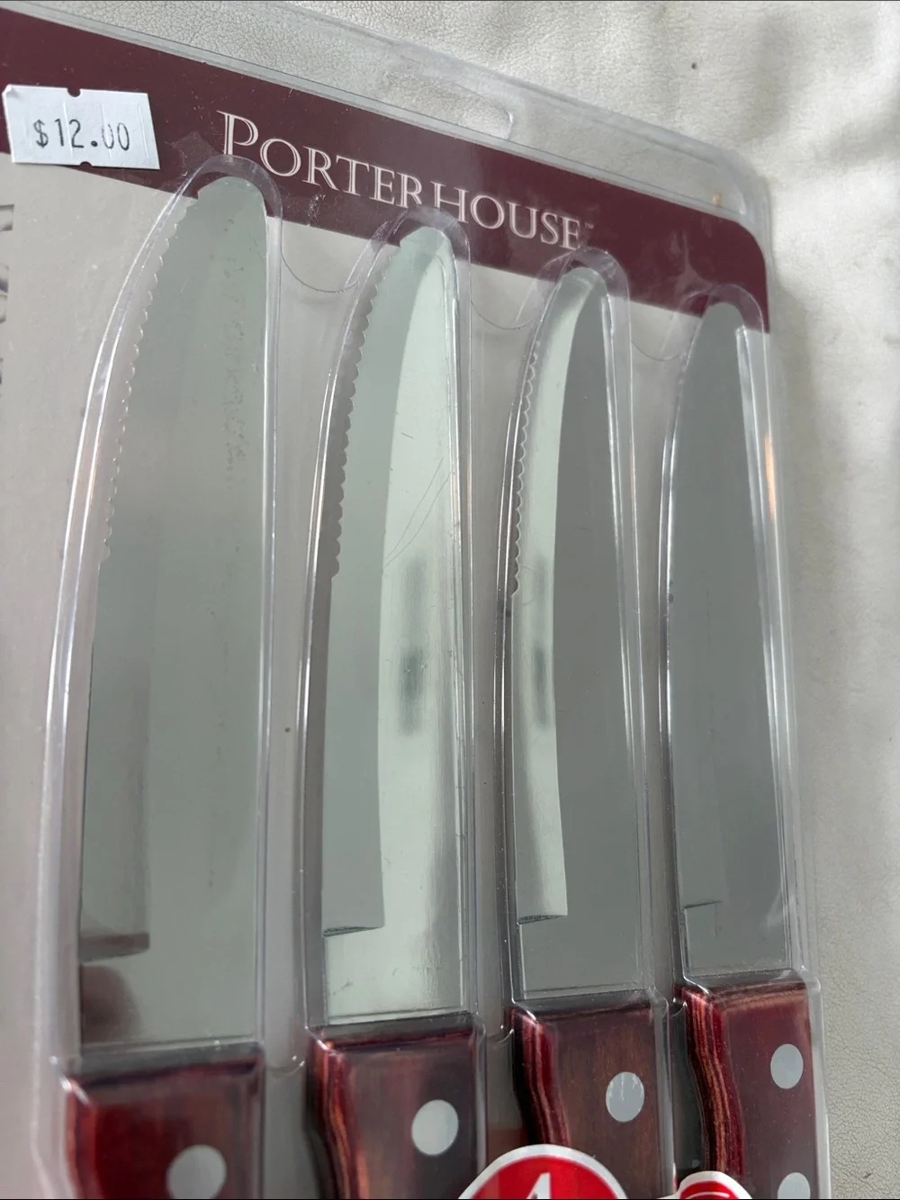 NIP TRAMONTINA PORTERHOUSE FOUR STEAK KNIFES